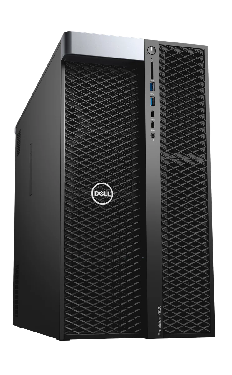 Dell Workstation Tower in geschlossener Ansicht